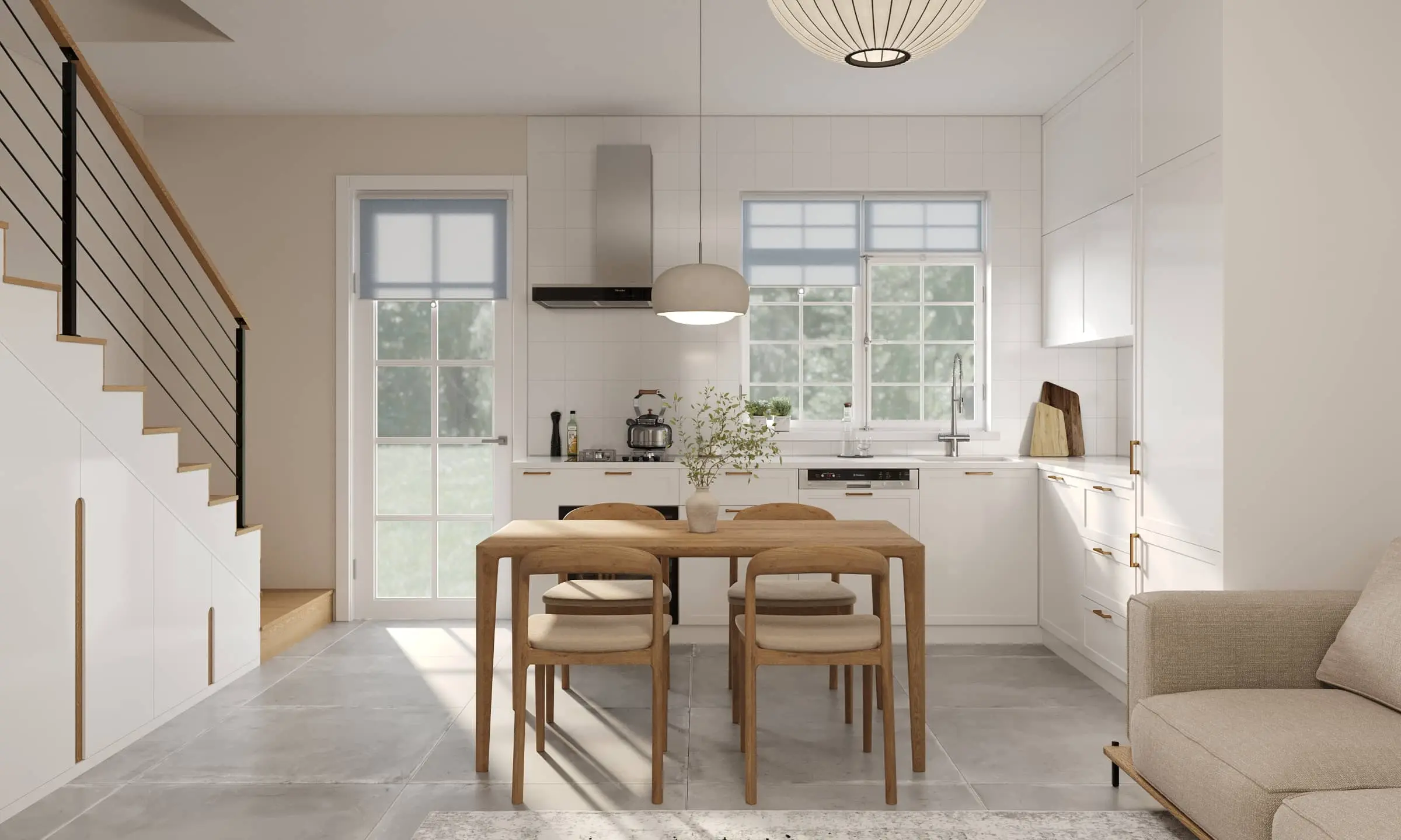 2 bedroom duplex kitchen 1