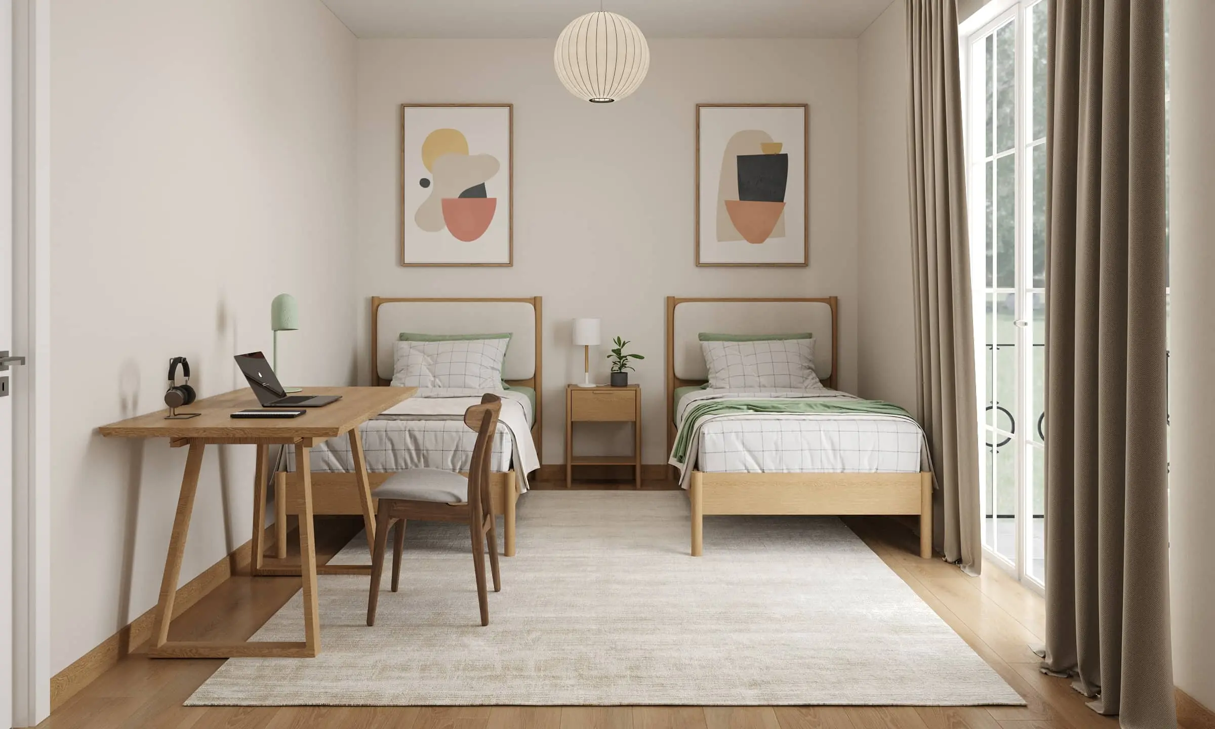 2 bedroom duplex bedroom 3